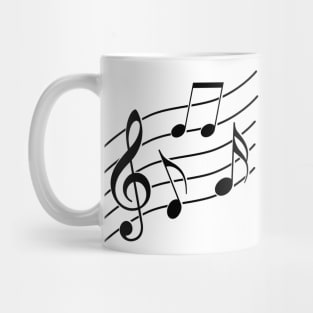 Music notes design Mug